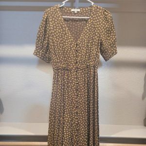 Madewell Floral Midi Dress